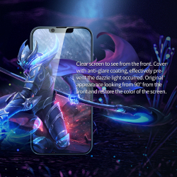 Стекло "Антишпион" от Nillkin для смартфона iPhone 13, 13 Pro, 14 и 16e, 17e, серия Guardian Privacy Tempered Glass Screen Proetector