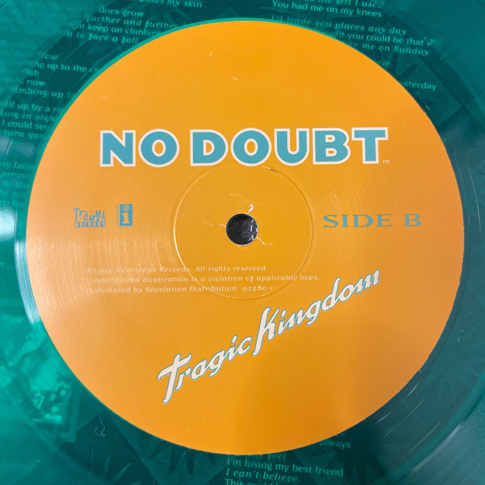 Винтажная виниловая пластинка LP No Doubt Tragic Kingdom (США 1996) (Зеленый Винил) Don't Speak
