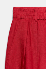 БРЮКИ СО СКЛАДКАМИ ИЗ 100% ЛЬНА — ZW COLLECTION — ZARA