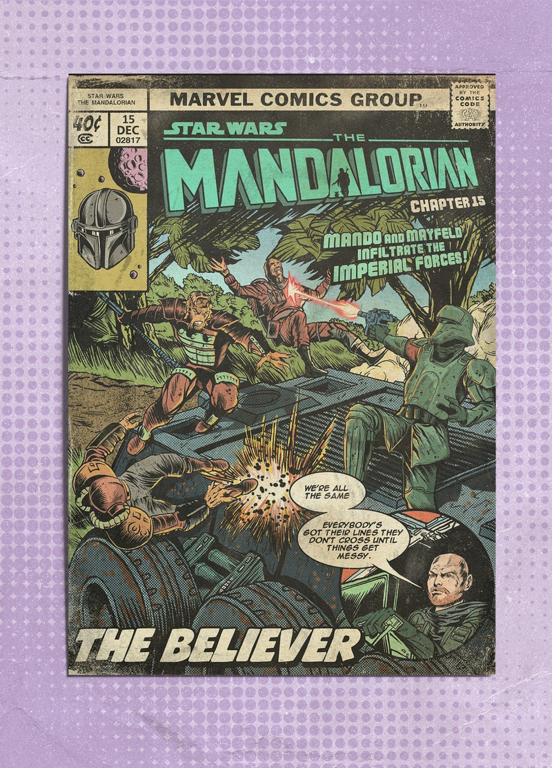 Открытка «Star Wars: Mandalorian. Chapter 15: The Believer»