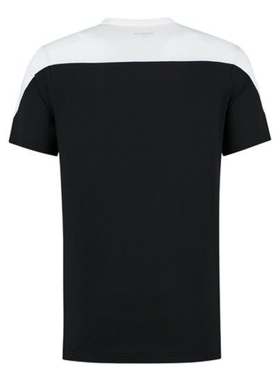 Мужская теннисная футболка K-Swiss Tac Hypercourt Block Crew Tee 3 - jet black/white
