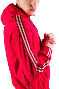Мужская теннисная кофта Hydrogen Star FZ Hoodie - red
