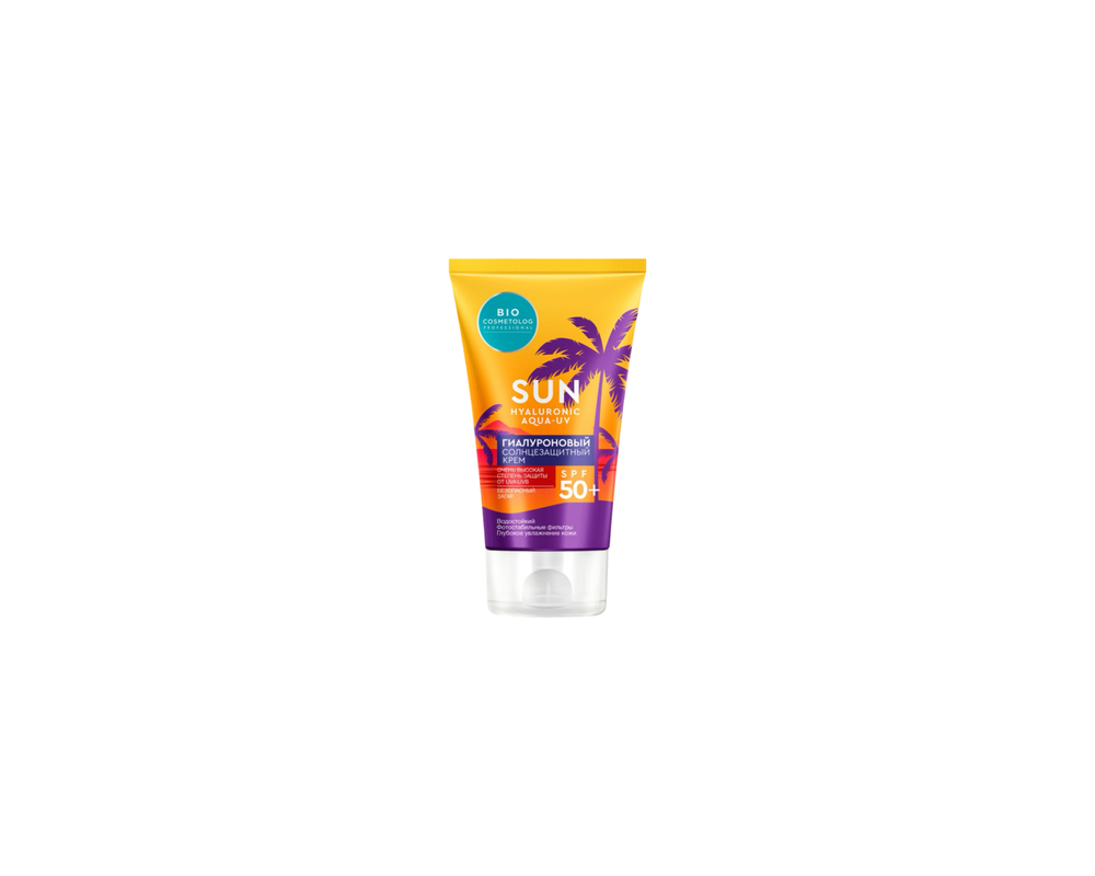 Гиалуроновый Солнцезащитный крем для тела SUN SPF 50 150мл