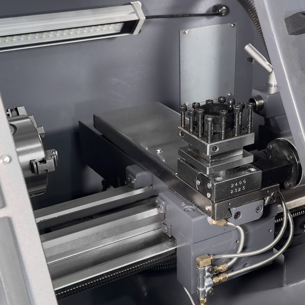 VISPROM SP210 CNC Токарный станок с ЧПУ с горизонтальной станиной