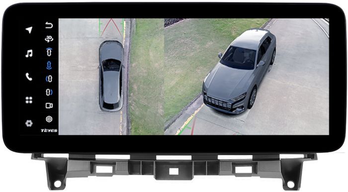 Магнитола для Honda Crosstour - Teyes LUX ONE 360 монитор 12.3" 2K QLED на Android 10, Быстрая, CarPlay, 4G SIM-слот, 4 камеры в комплекте
