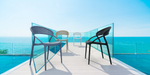 Кресло пластиковое Siesta Contract Sunset, темно-серый