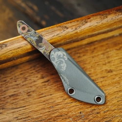 Нож NC Custom KOI Rabbit Blue, Grey