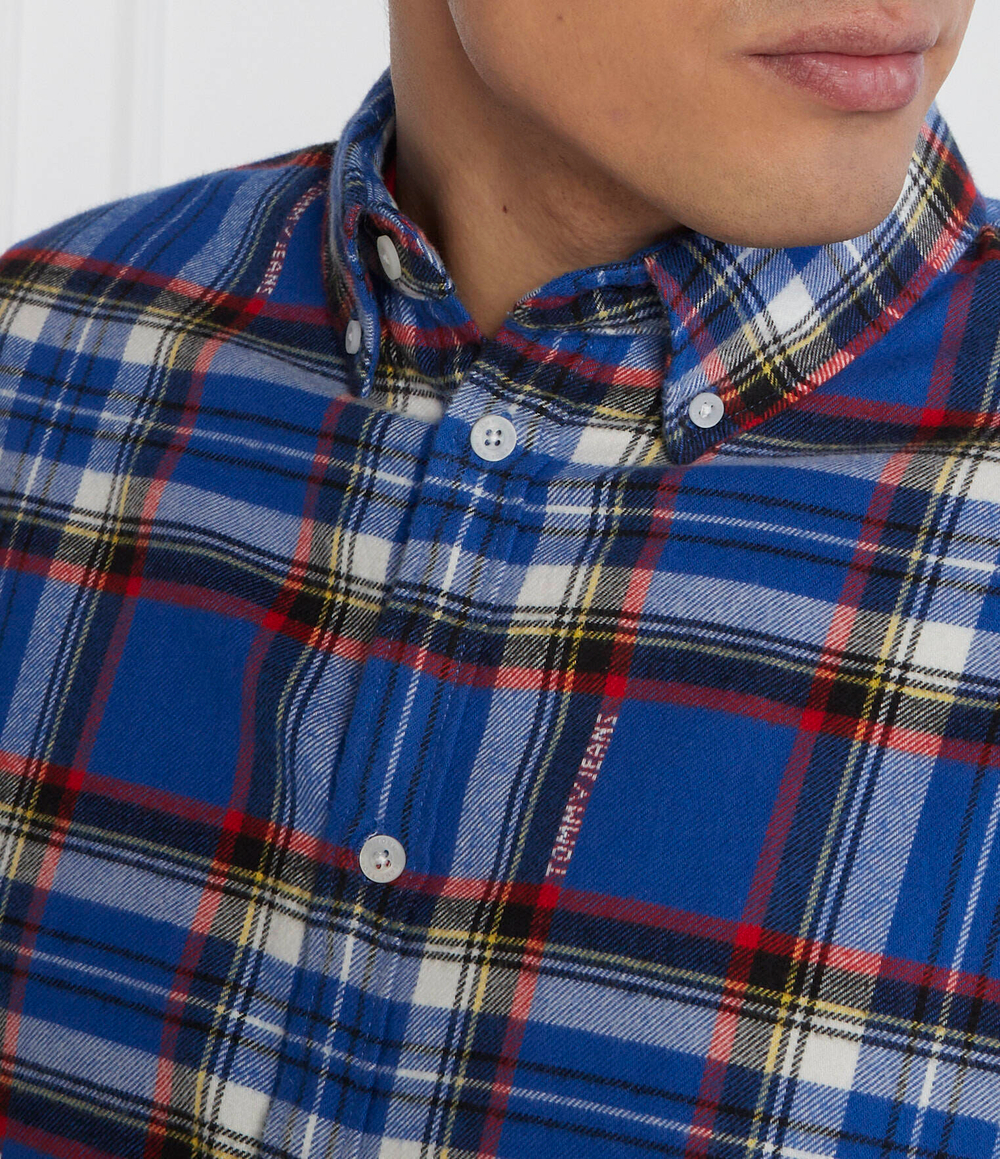 Рубашка TOMMY CHECK Tommy Jeans - голубой(DM0DM17245)