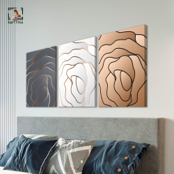 Картина karTTina "ТУМАННЫЕ ЦВЕТЫ", 150 см х 70 см