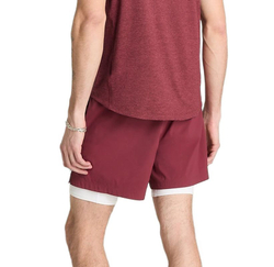 Мужские теннисные шорты Wilson Tennis Volley 6" - cranberry
