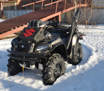 Комплект выноса радиатора для Suzuki KingQuad 750 Litpro сталь