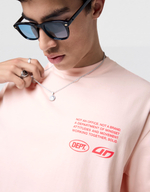 Мужская футболка boxy fit с надписью в уличном стиле - BERSHKA