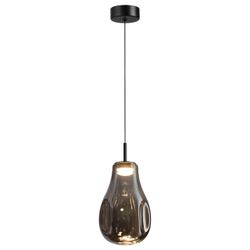 5098/4LC PENDANT ODL25 365 черный/дымчатый/металл/стекло Подвес LED 4W 4000K 388Лм NAVE