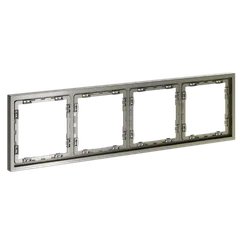 Рамка пластиковая на 4 поста Voltum S70 Шелк VLS100404