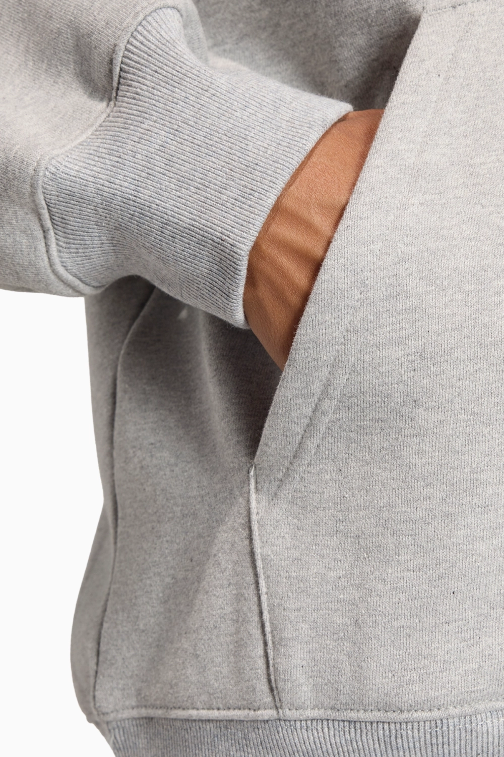 Кофта adidas Originals Trefoil Essentials Loose Full-Zip - серый
