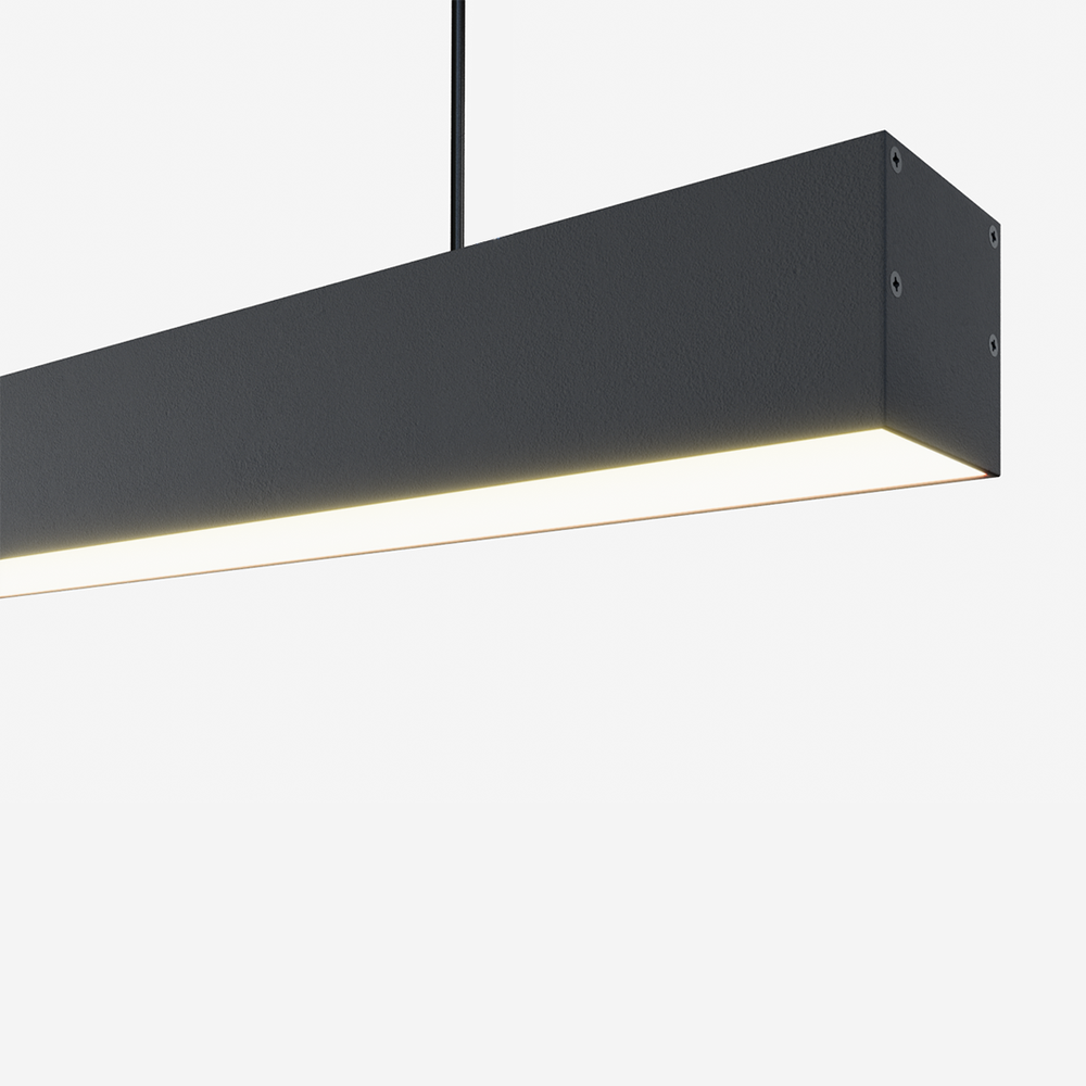 Светильник светодиодный подвесной на тросах, линейный профильный AltoLight LINE-830 3535