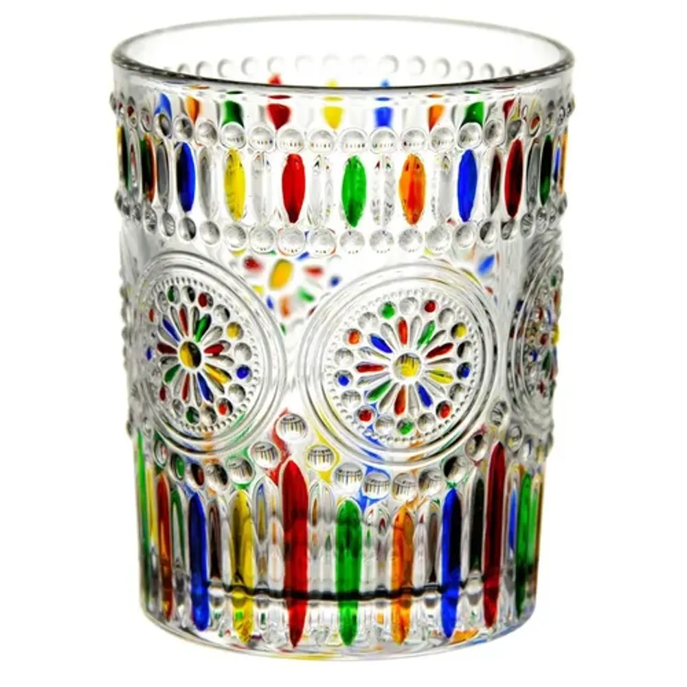 Стакан Олд Фэшн 290 мл Mosaic Stripes декор d 7,7 см h9,8 см "UTOPIA" P.L.- Barbossa [6]