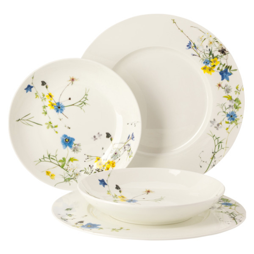 Набор тарелок 4шт Rosenthal Альпийские цветы