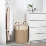 Корзина для белья IKEA LJUNGAN (ЛЬЮНГАН), Джут, 40х50 см