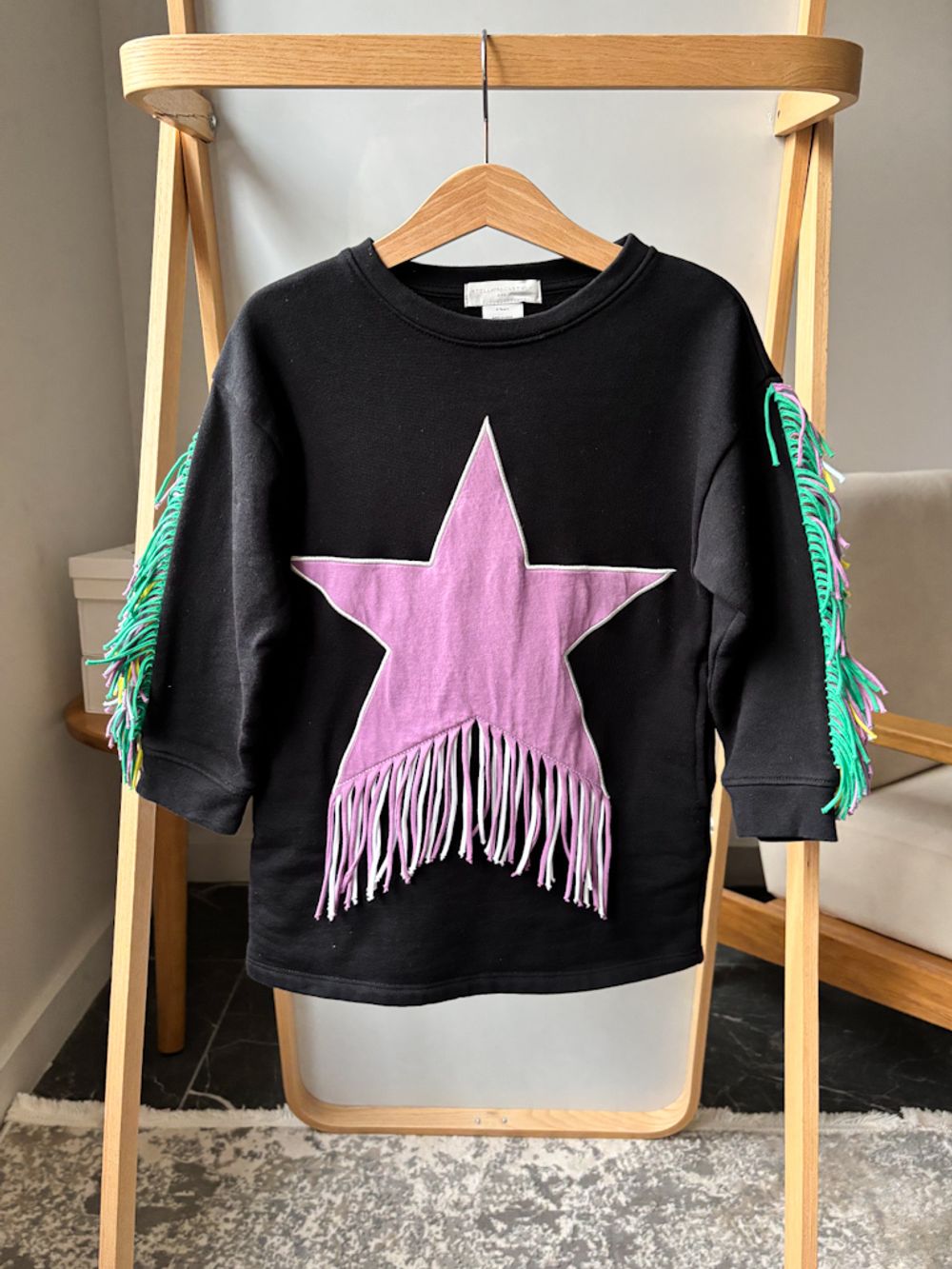 Хлопковое платье-свитшот Stella McCartney, 104