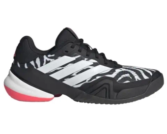 Женские Кроссовки теннисные Adidas Barricade 14 W - core black/cloud white/solar turbo