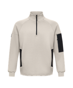 Свитшот на молнии 1/4 JOGEL Power Inside Half Zip Sweatshirt, серый/бежевый