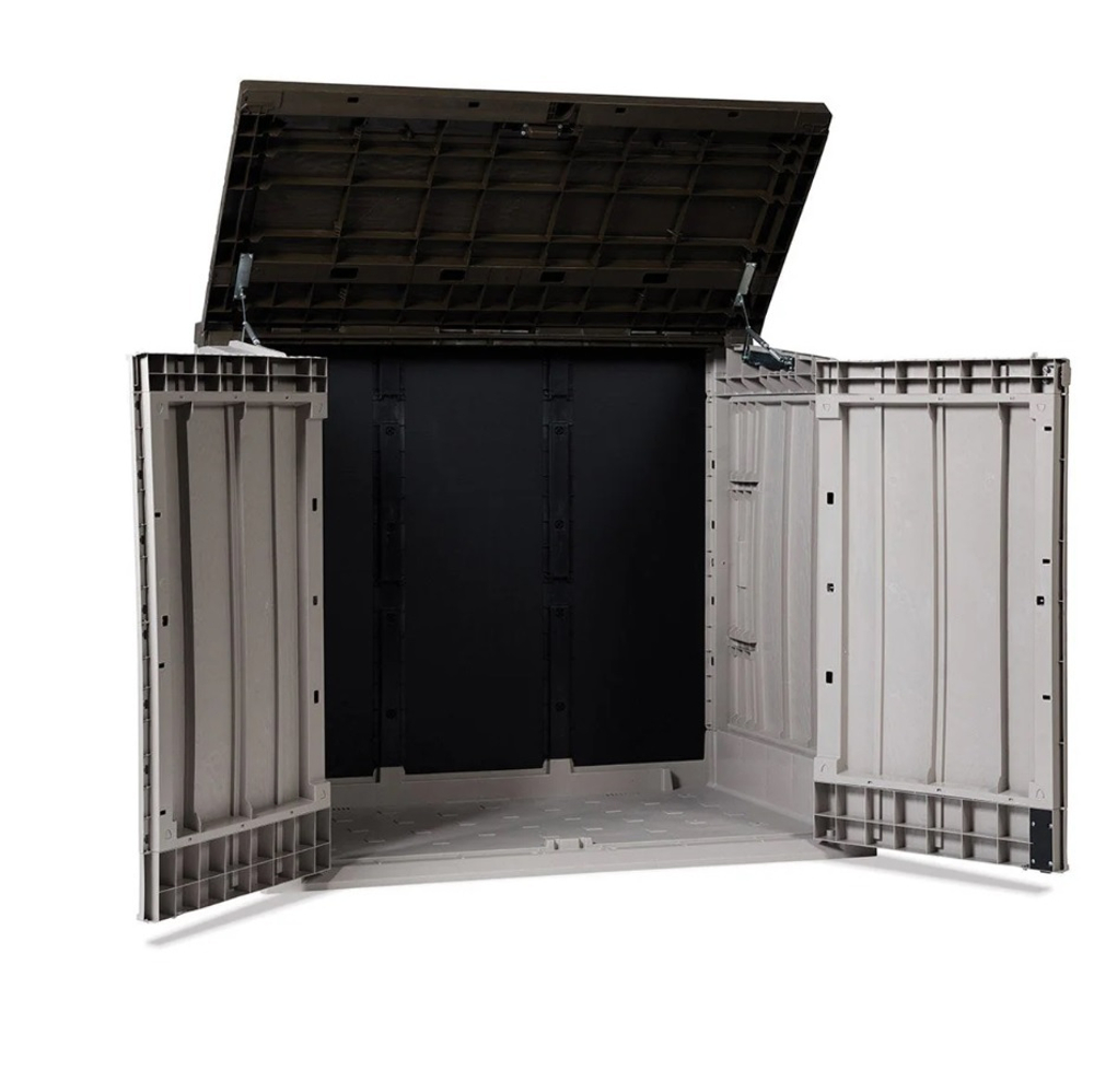 Уличный пластиковый ящик Toomax Storer Plus XL 1270 л с доводчиками