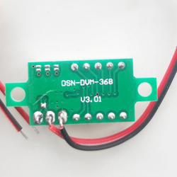 Вольтметр 0.36/DC3-30V/голубой