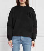 Худи CHENILLE CK CREWNECK CALVIN KLEIN JEANS - черный(J20J221729)