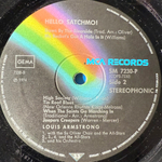 Louis Armstrong ‎– Hello Satchmo - His Golden Favorites (Германия 1974г.)