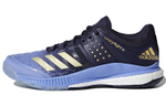 Adidas Crazyflight Comfortable Slip Resistant Abrasion Resistant Low top Running Shoes Men"s Azure Blue