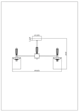 Люстра на штанге 5*Е14 A4102PL-5PB медь Waverley Arte Lamp