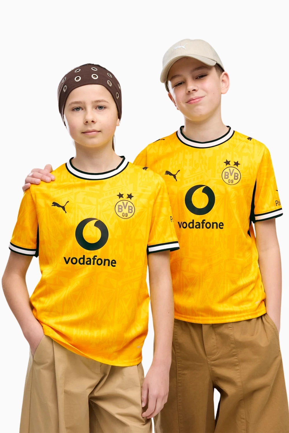 Футболка Puma Borussia Dortmund 26/27 Home Junior - желтый