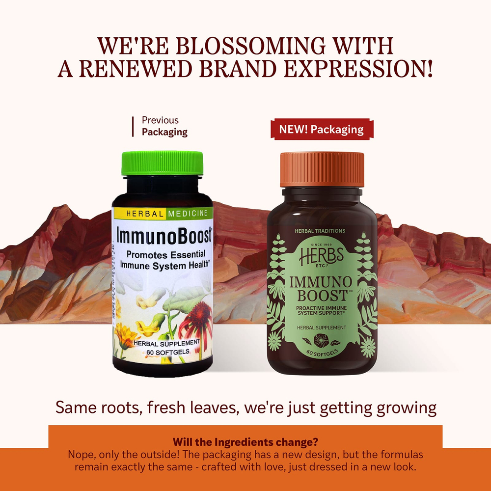 Herbs Etc., ImmunoBoost ™, 60 мягких таблеток
