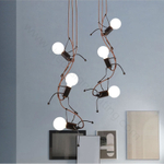 Pendant design lamp Live Men  (6 lampshades)
