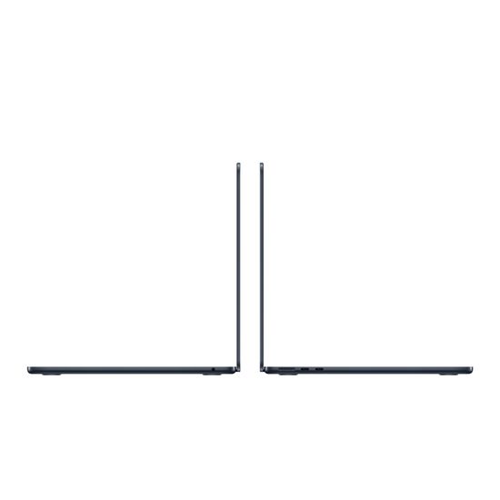 Apple MacBook Air 15" (M3, 8C CPU/10C GPU, 2024), 8 ГБ, 256 ГБ SSD, «полуночный черный»