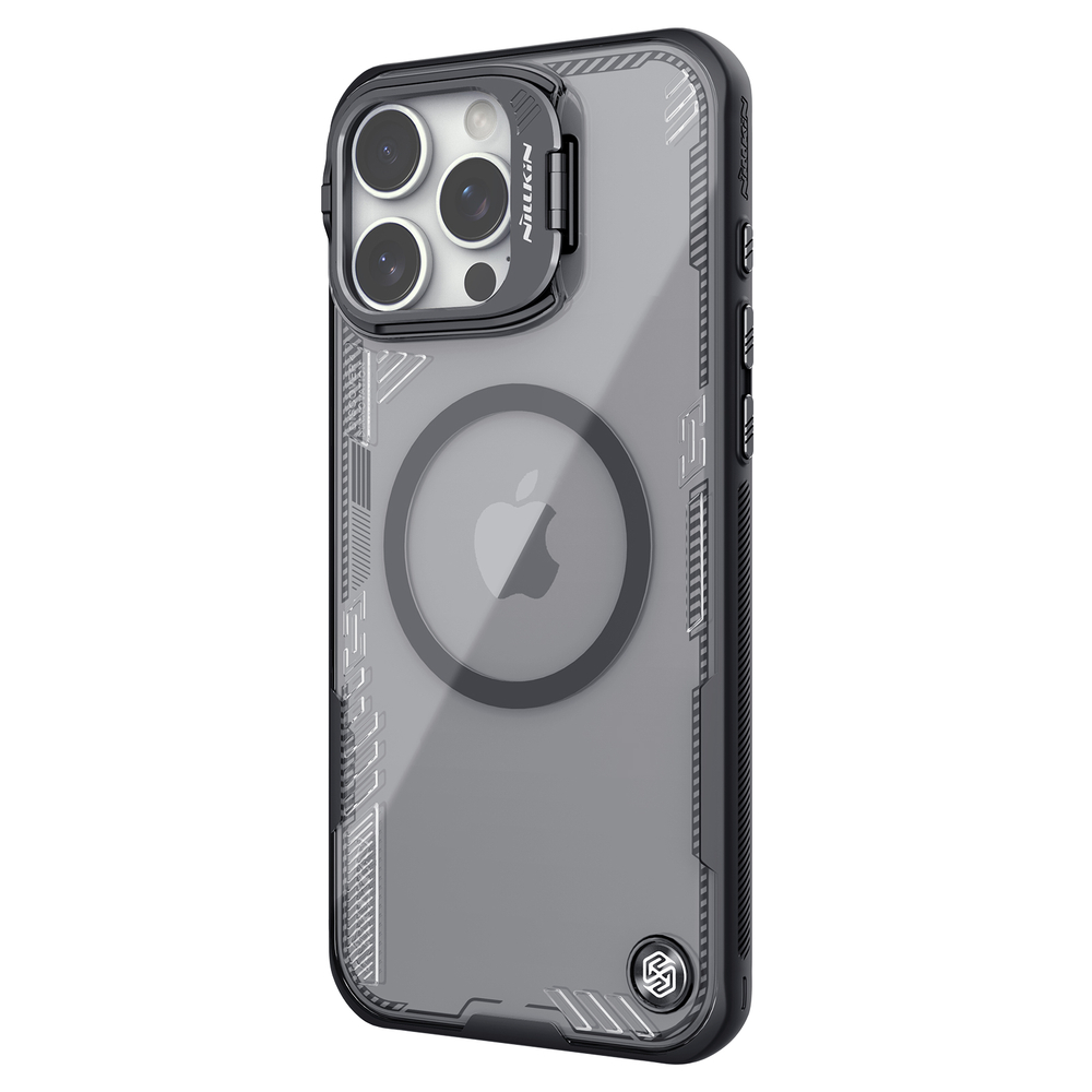 Чехол тонированный прозрачный с поддержкой MagSafe на iPhone 16 Pro, серия Iceblade Prop Magnetic (версия с открытой камерой) от Nillkin