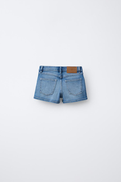 ZARA ДЖИНСОВЫЕ ШОРТЫ, СИНИЙ
