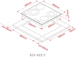 Варочная панель Kuppersberg ECS 622 C электрическая