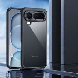 Чехол прозрачный с черными рамками для смартфона Honor Magic8 Pro Air, серия Aimo Series от Dux Ducis