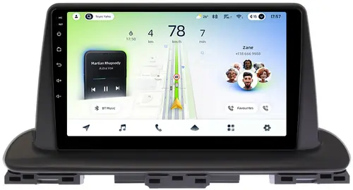 Магнитола для KIA Cerato 4 2018+ - Teyes CC4L-DTS монитор 9" IPS, Android 14, Быстрая, Snapdragon 662, CarPlay, 4G SIM-слот
