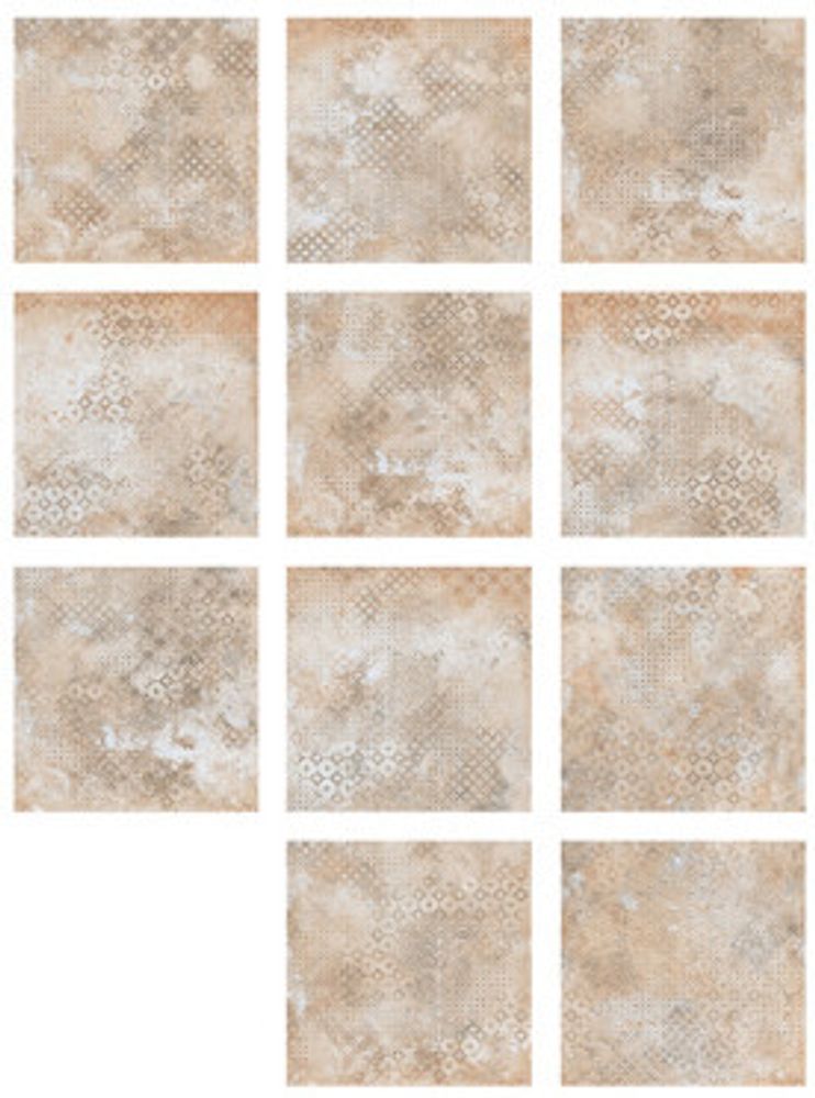 Керамогранит SILK Mystical Charm Crema Relief Matt