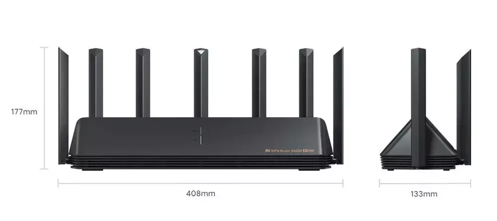 Wi-Fi роутер Xiaomi Mi Mi Aiot, AX6000, черный