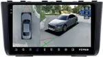 Магнитола для Hyundai Creta 2 2021-2022, Solaris HC 2024+ (рамка черная матовая) - Teyes CC3-2K-360 монитор 10.36" 2K QLED на Android 10, Быстрая, CarPlay, 4G SIM-слот, 4 камеры в комплекте