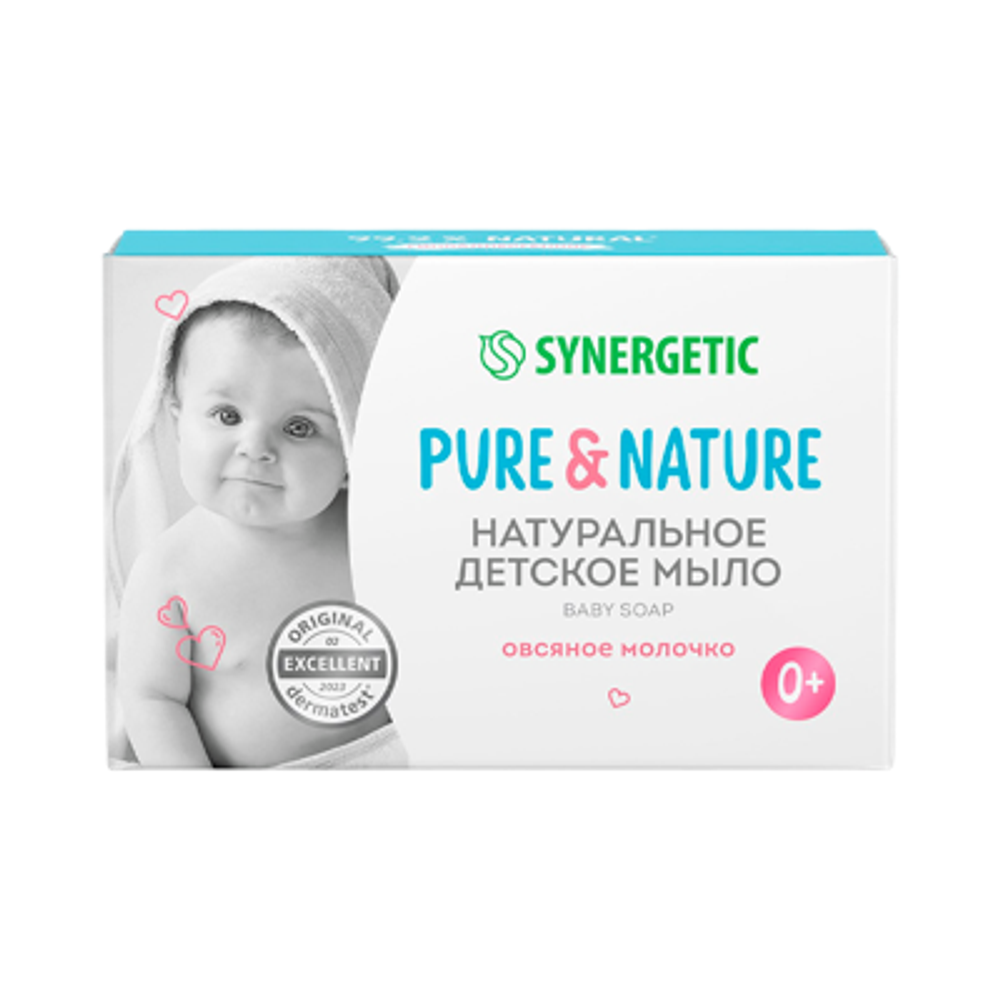 Мыло детское Synergetic Овсяное молочко 90гр