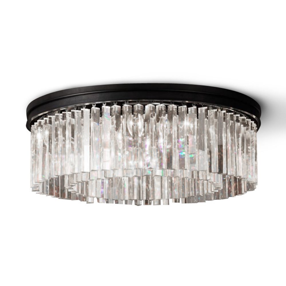 Потолочный светильник Odeon 10B/P black/clear