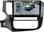 Магнитола для Mitsubishi Outlander 3 2012-2022 (овальный климат) - Teyes CC3-2K-360 монитор 9.5" 2K QLED на Android 10, Быстрая, CarPlay, 4G SIM-слот, 4 камеры в комплекте