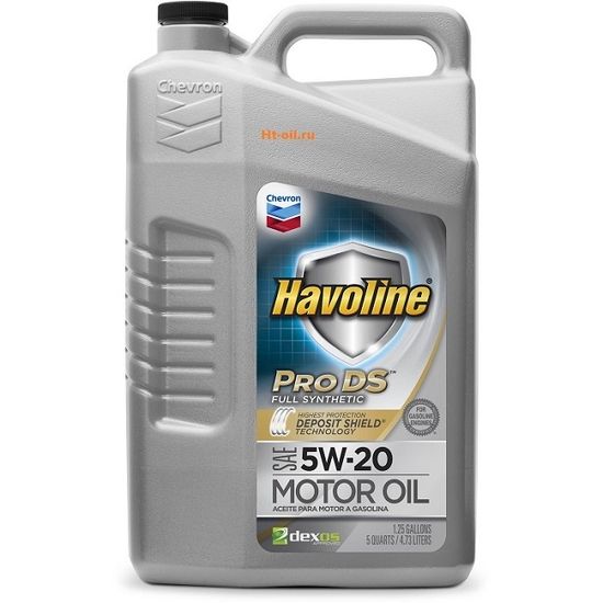 HAVOLINE PRO DS FULL SYNTHETIC 5W-20 моторное масло для бензиновых двигателей Chevron (5 литров)
