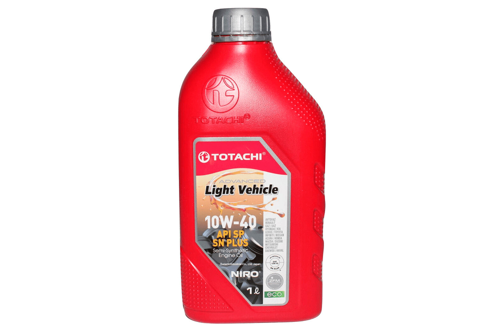 МАСЛО МОТОРНОЕ TOTACH NIR LV SEMI-SYNTHETIC API SN 10W40 1L