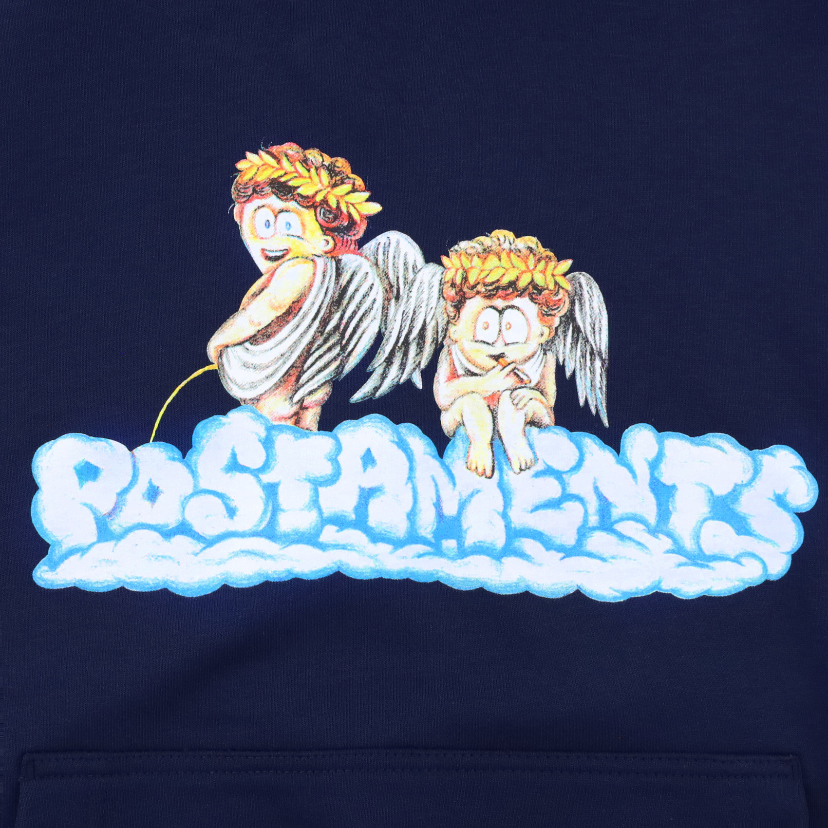 Худи Postaments Cupids (navy) артикул: - купить в магазине Дайс